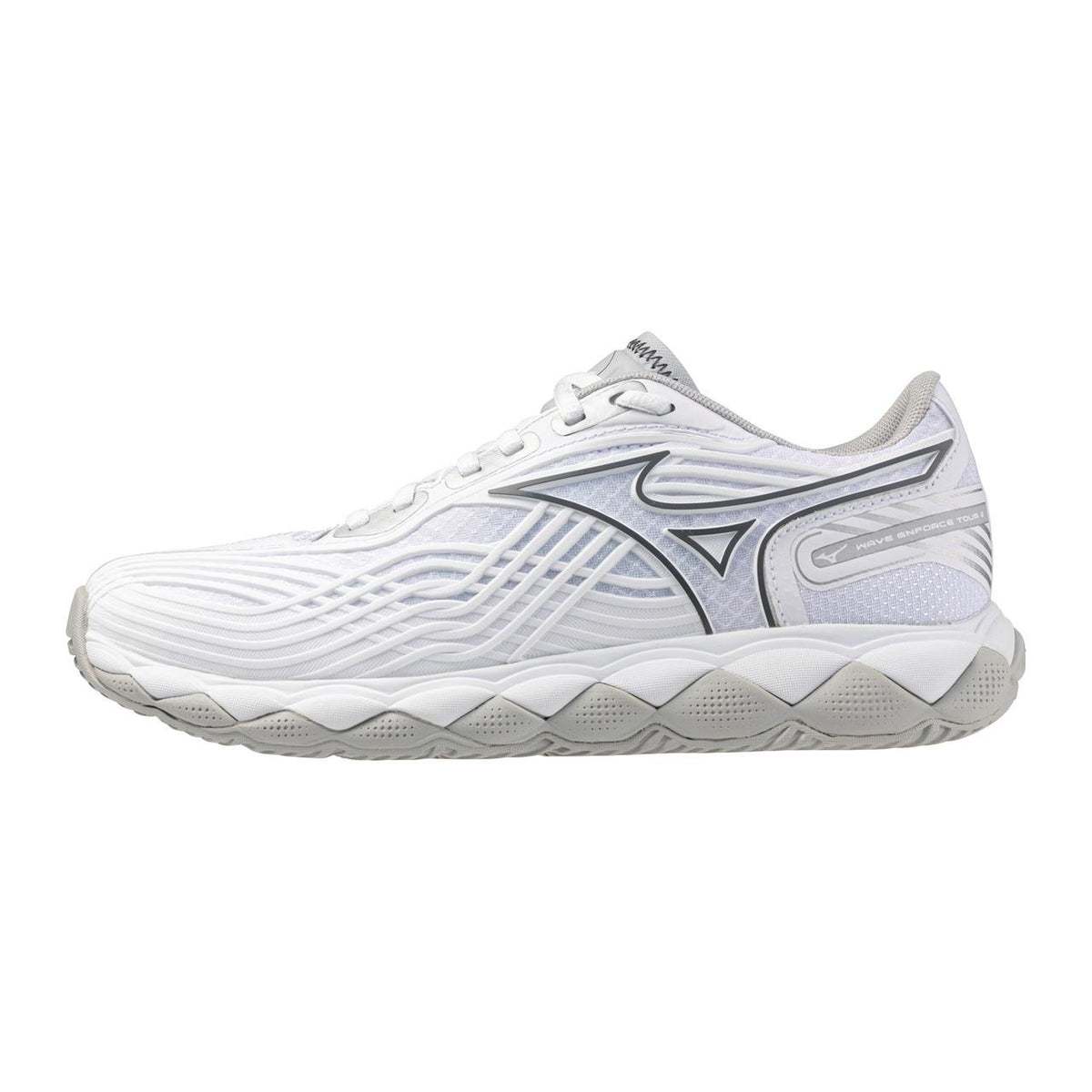 Mizuno Wave Enforce Tour 2 AC Women's Tennis Shoe in White-Silver - product image