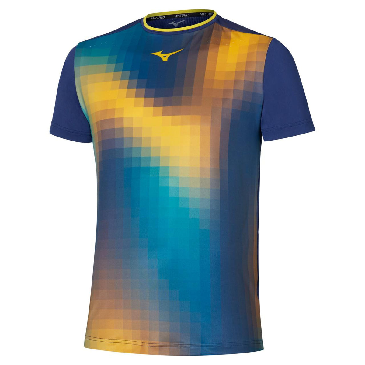 Mizuno Men's Shadow Graphic Tennis Tee in Bellwether Blue - product image