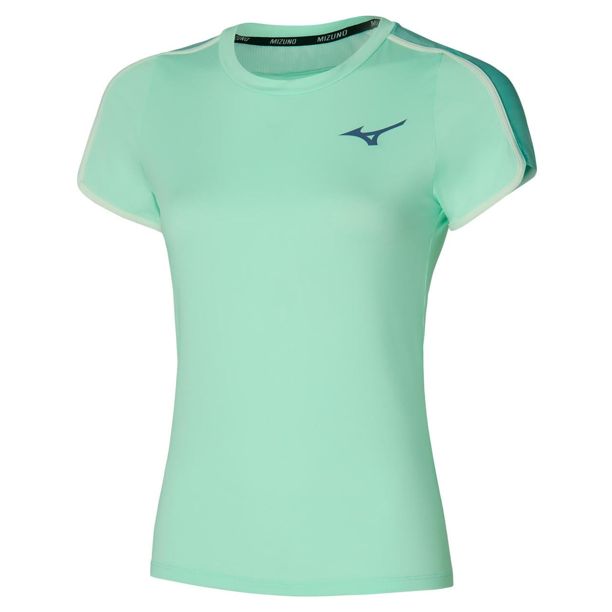 Mizuno Women's Printed Tennis Tee in Bay - product image