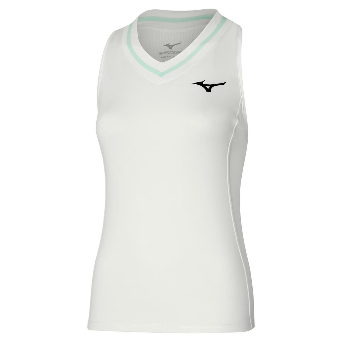 Mizuno Women's Printed Tennis Tank in White-Bay - product image