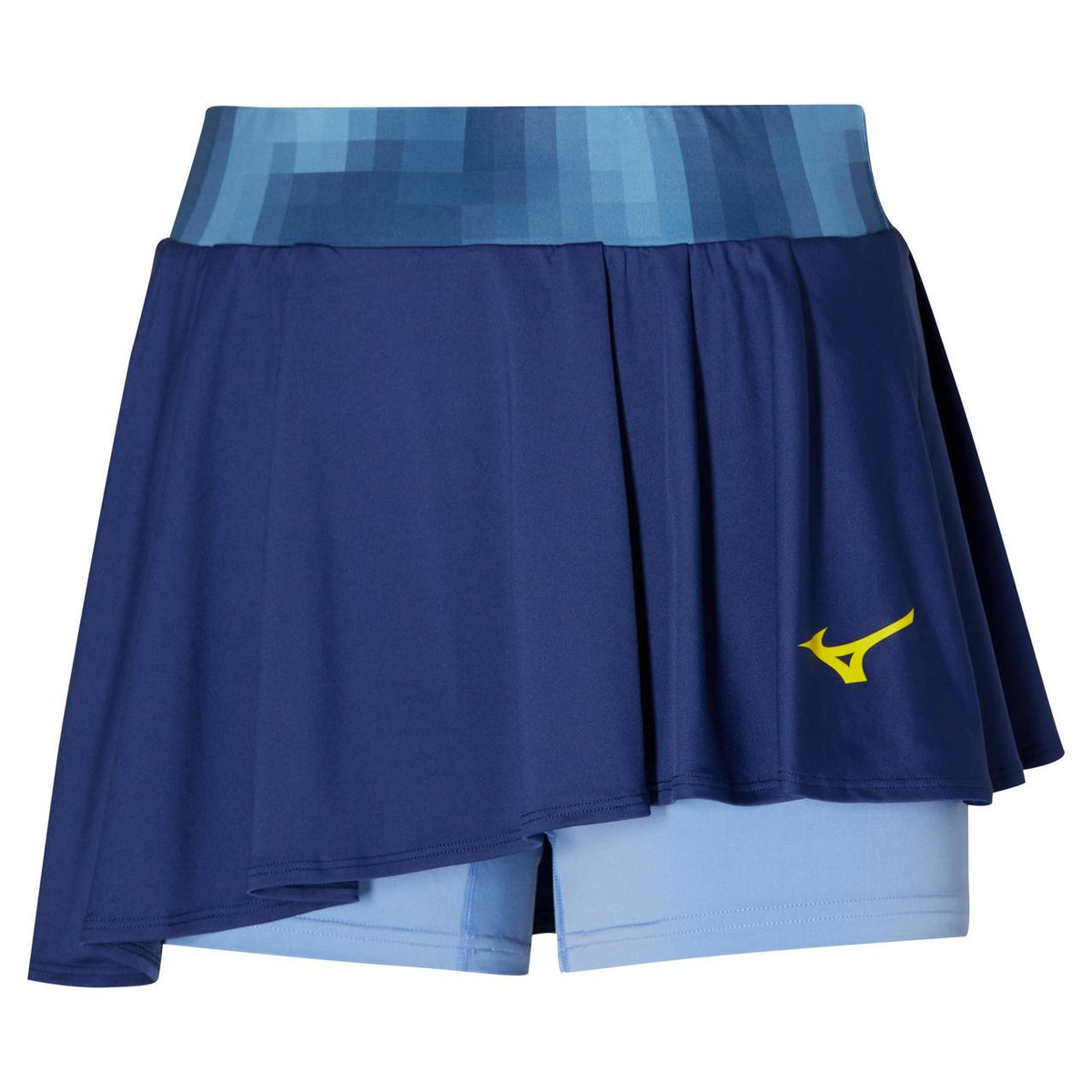 Mizuno Women's Printed Flying Tennis Skirt in Bellwether Blue - product image