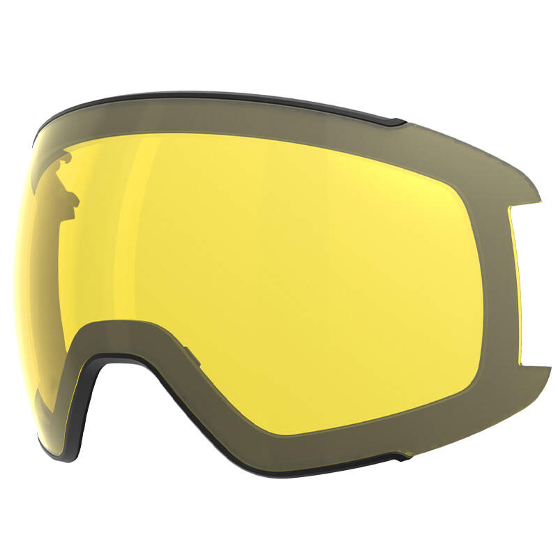 HEAD SENTINEL Replacement Goggle Lens, Yellow in Yellow - front view