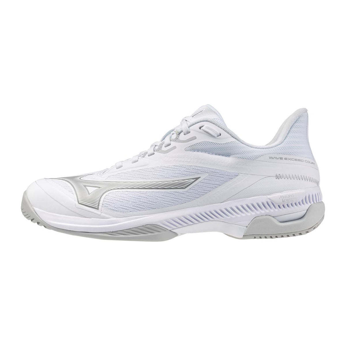 Mizuno Wave Exceed Court AC Women's Tennis Shoes in White-Ultimate Grey - product image