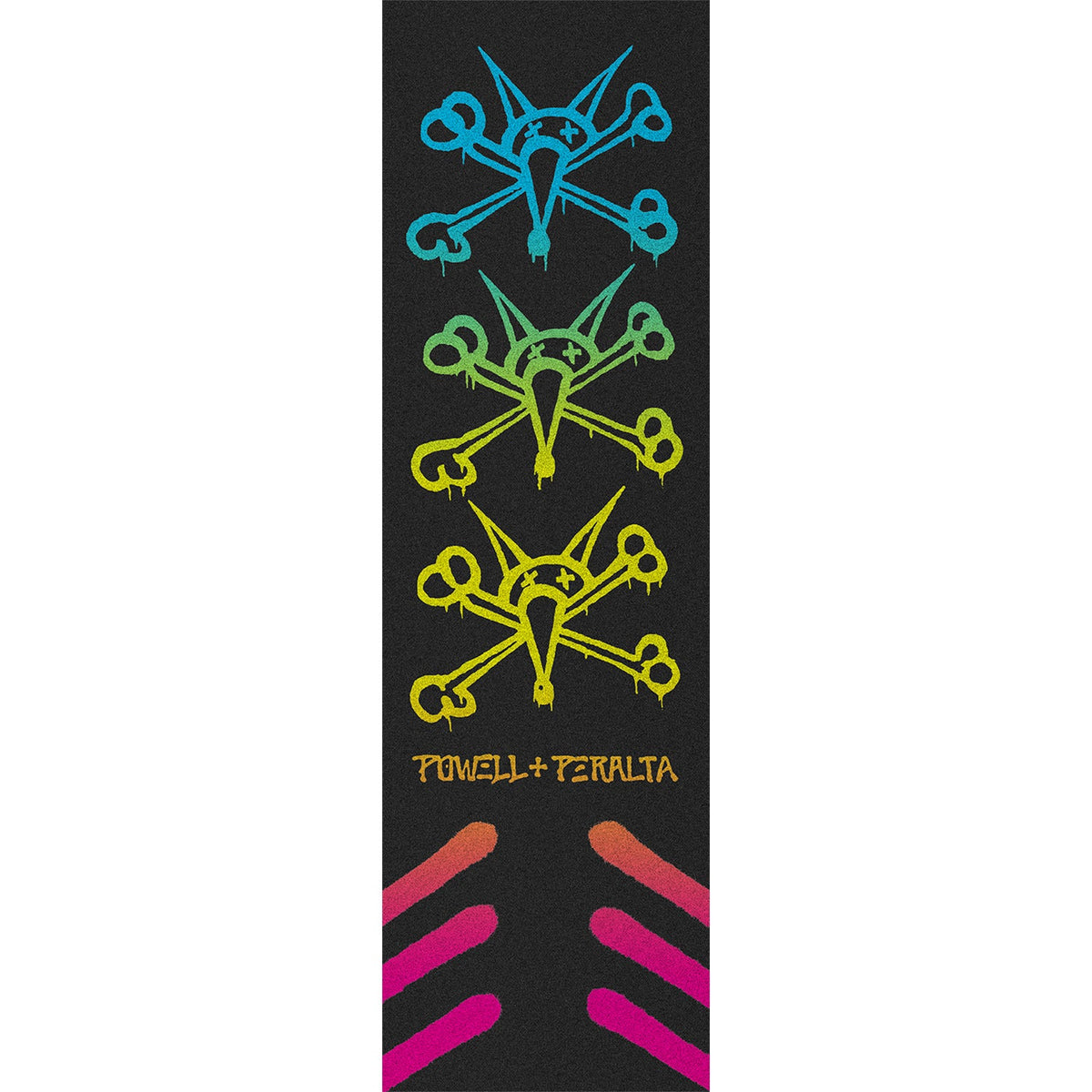 Powell Peralta Rat Bones Fade Griptape - 10.5"x33" Black