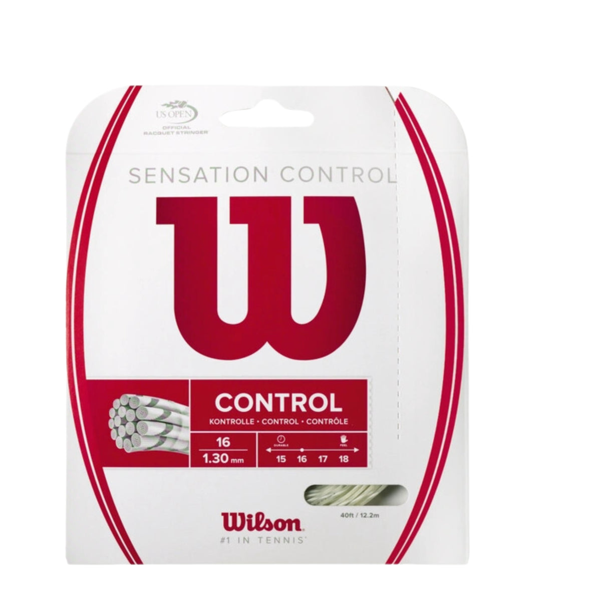 Wilson Sensation Control 16 Tennis String - Set