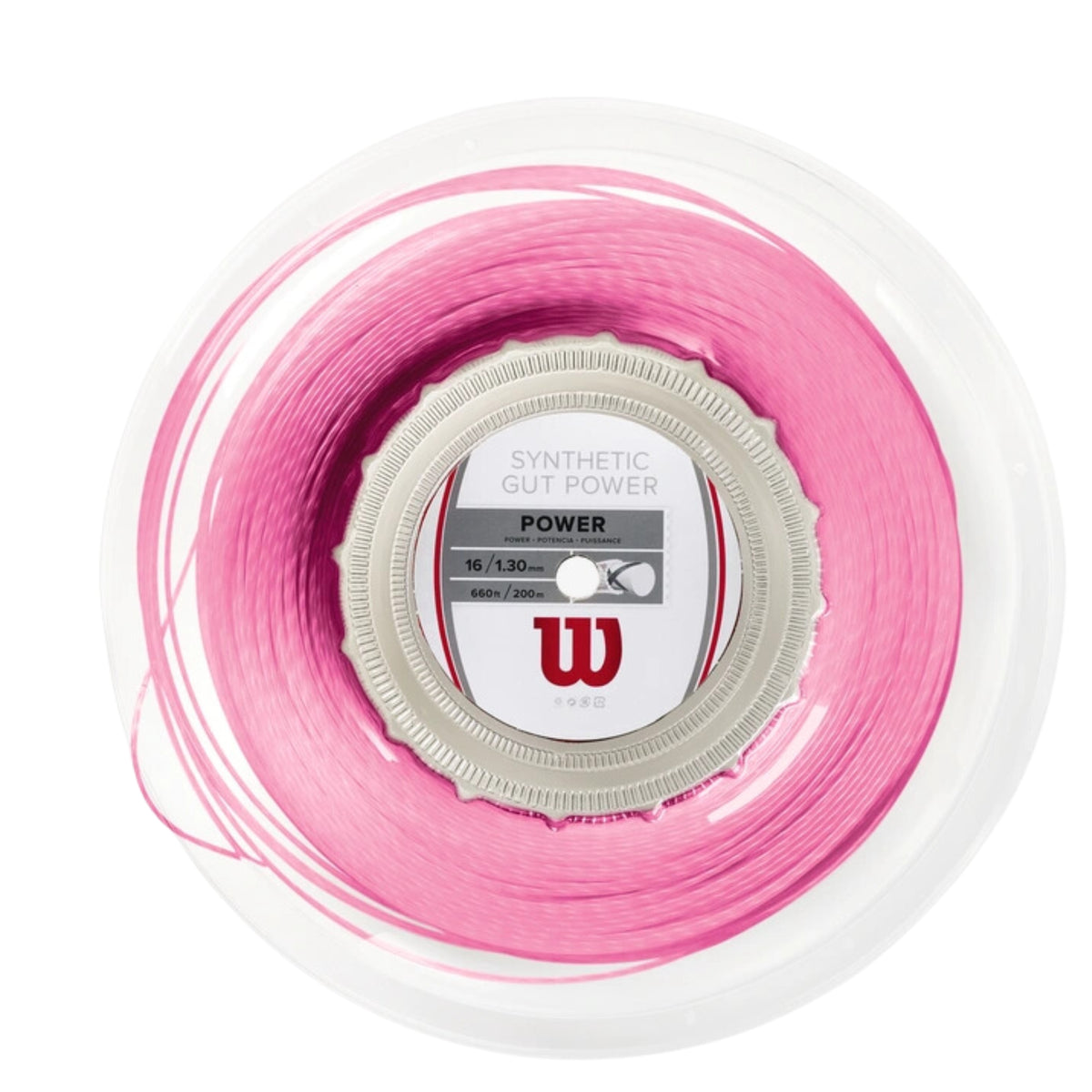 Wilson Synthetic Gut Power 16 Tennis String - 200M Reel