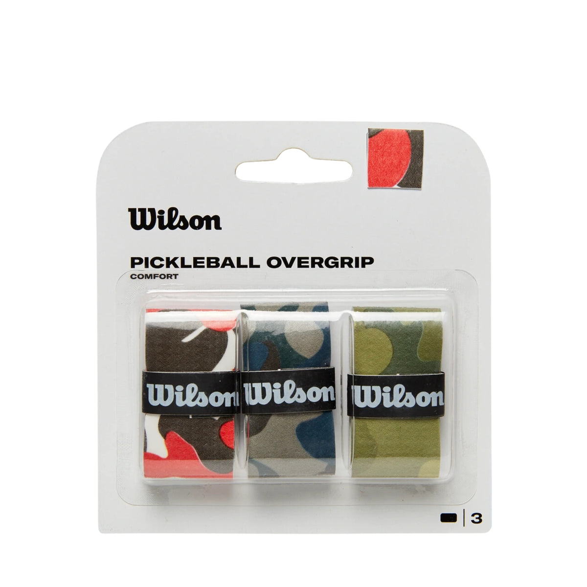 Wilson Pickleball Overgrip Camo - 3 Pack