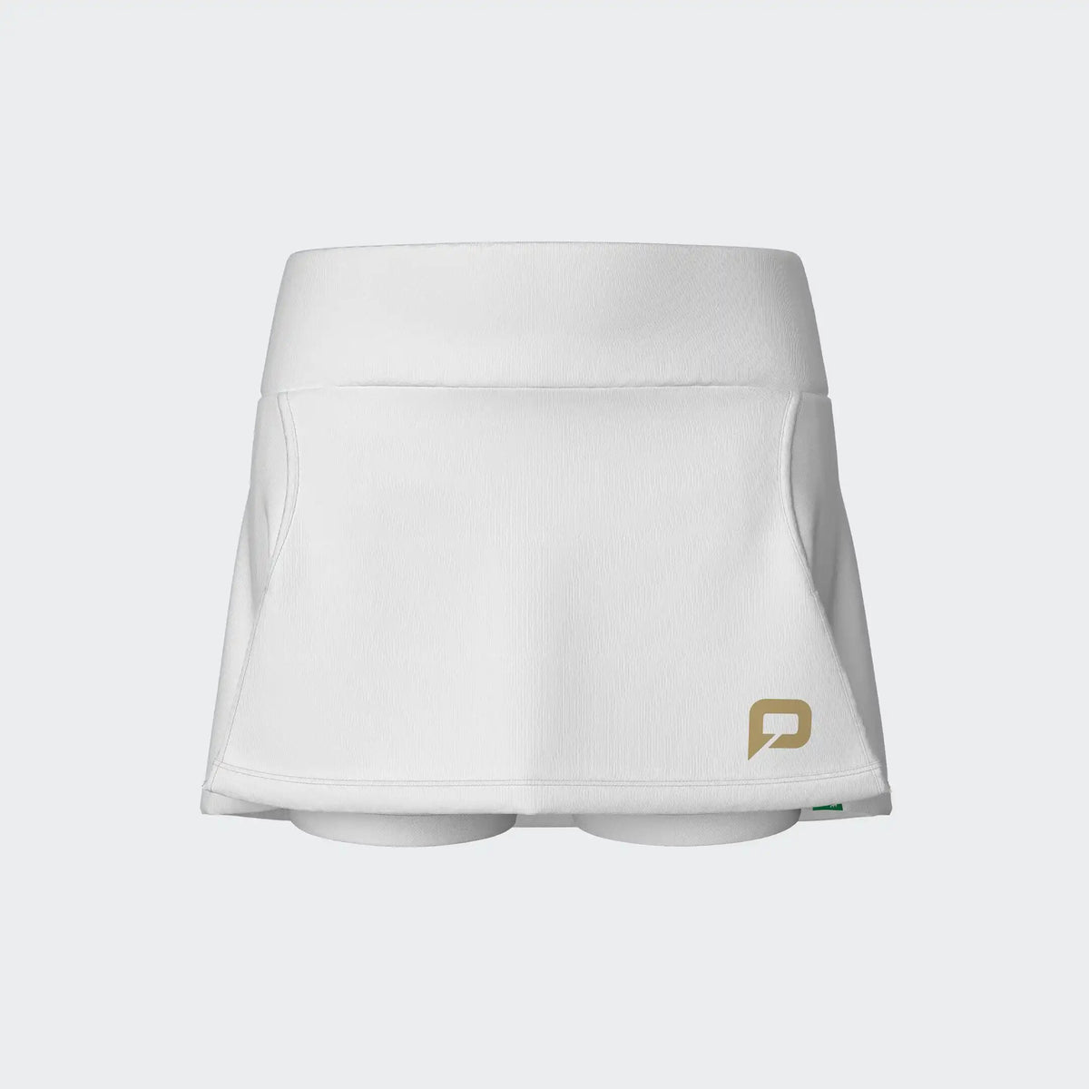 Pallap Women's Competition Skort in White/Mat Gold - view 3