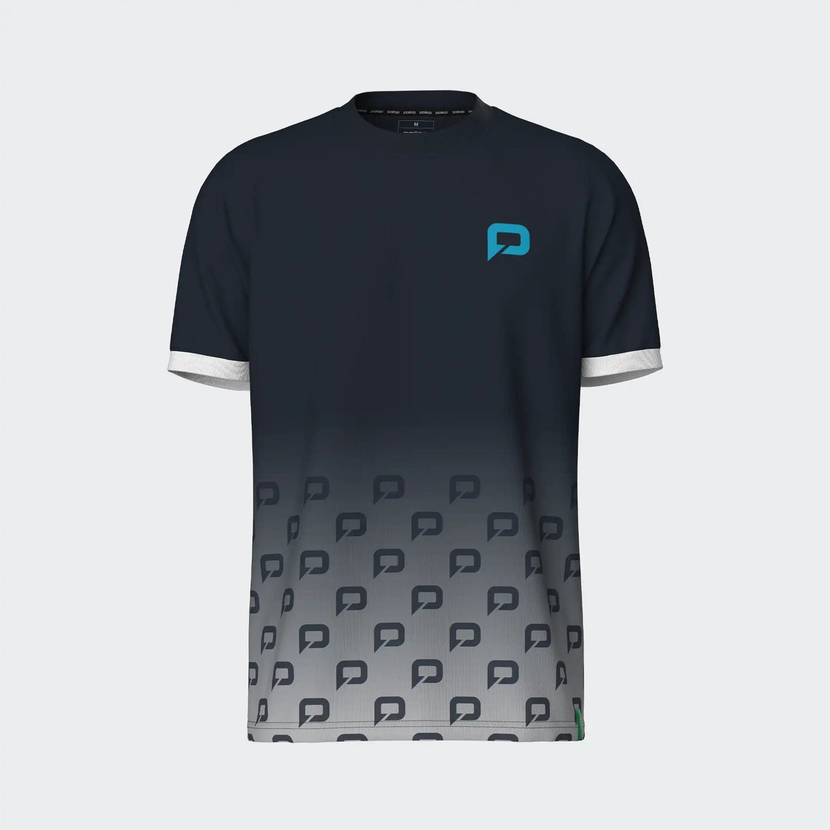 Pallap Men's Technical Pro T-Shirt in Carbon/Cyan - view 2