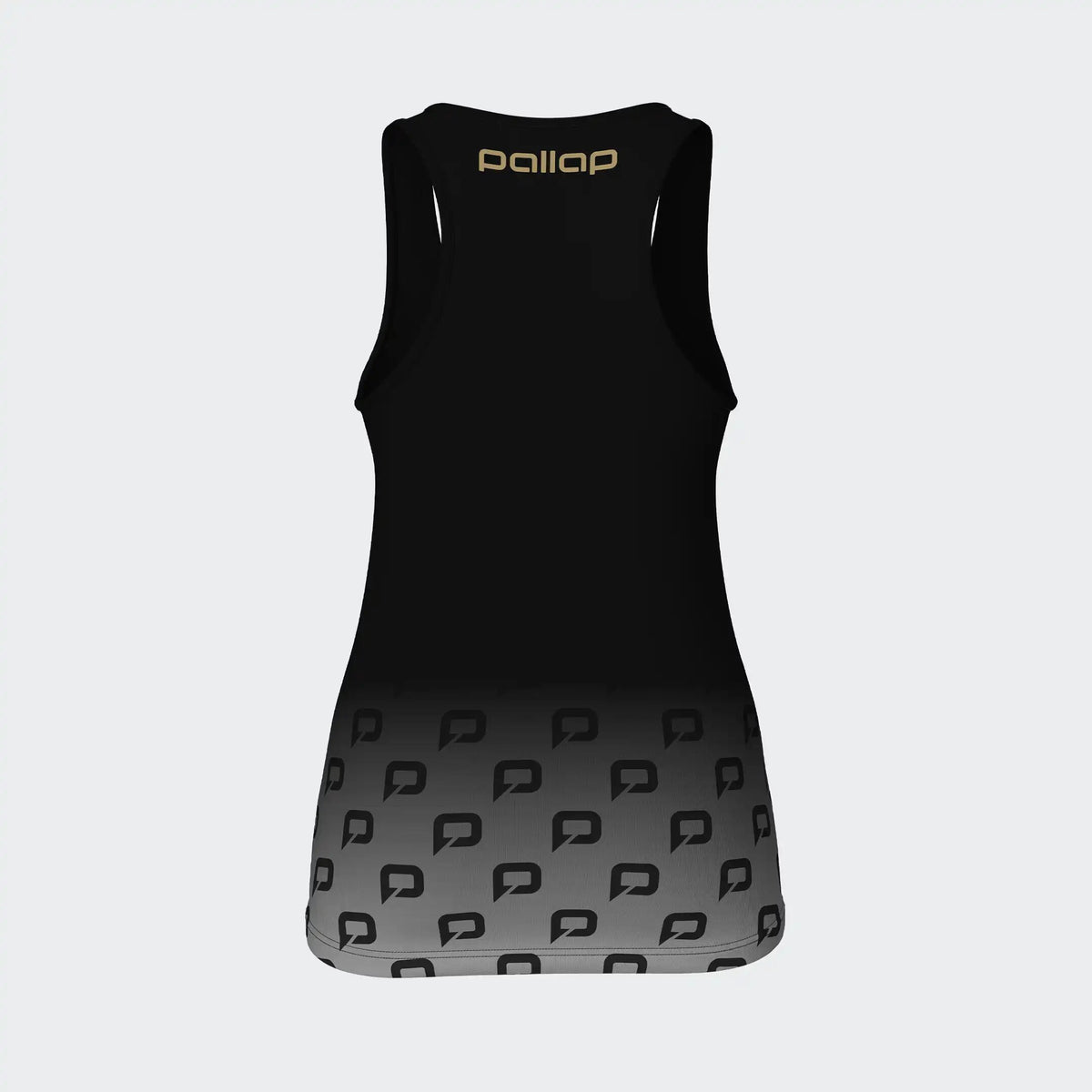 Pallap Women's Competition Top in Black/Mat Gold - view 1
