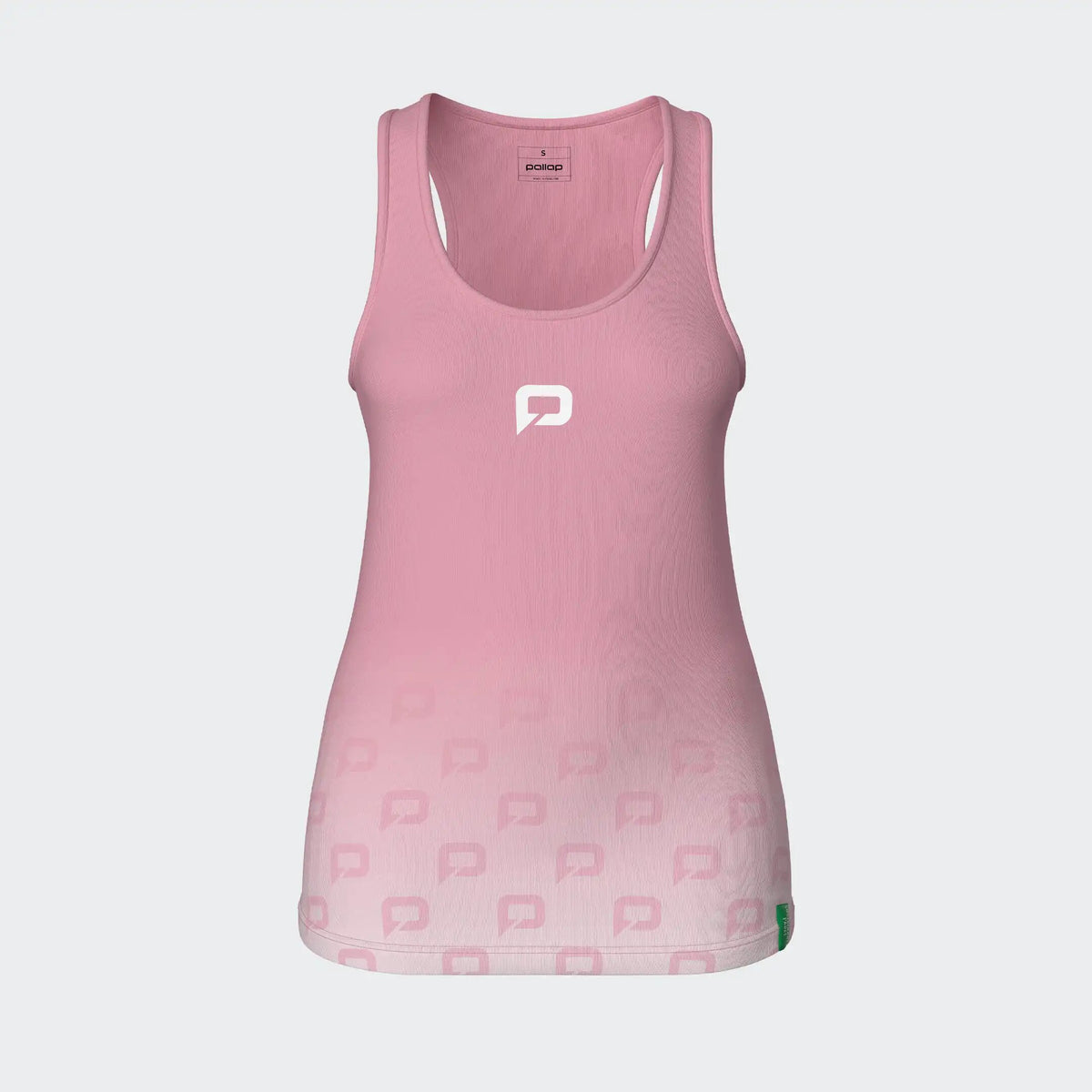 Pallap Women's Competition Top in Light Pink/White - view 2