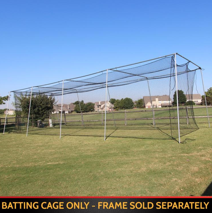 Cimarron 30x12x10 #24 Twisted Poly Batting Cage Net - Alternate View 2