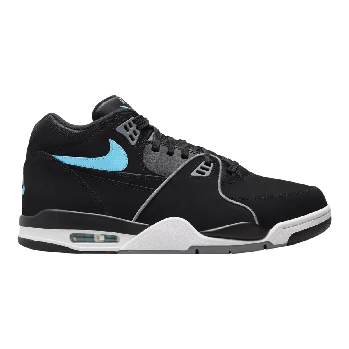 Nike Air Flight '89 Men's Sneakers — Black/Noise Aqua Low-Top