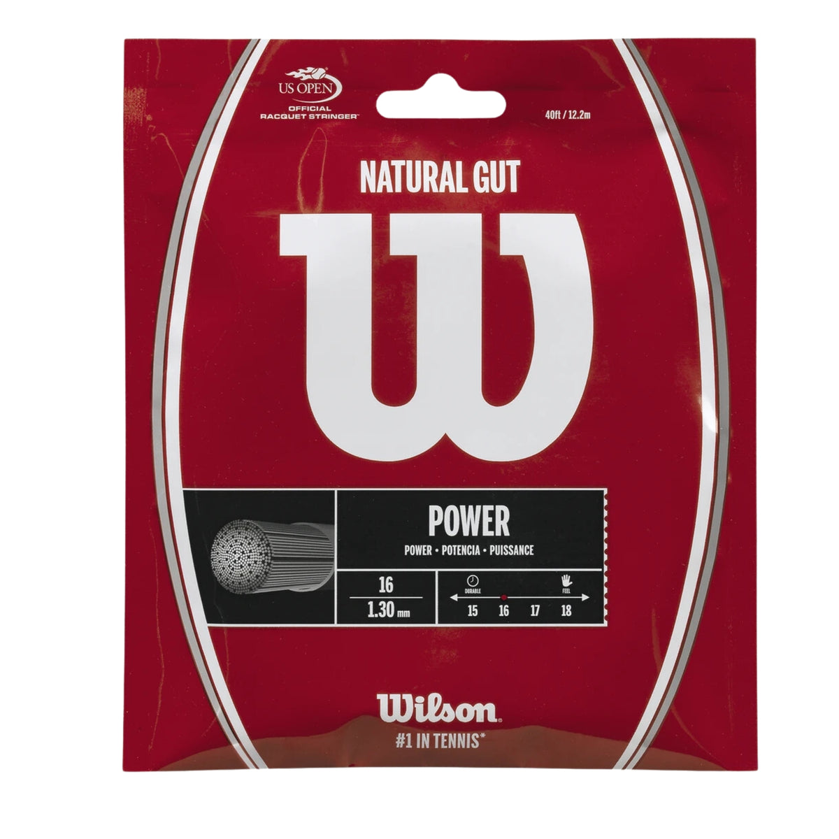 Natural Gut 16 Tennis String - Set