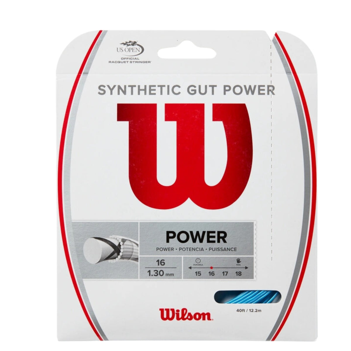 Wilson Synthetic Gut Power 16 Tennis String - Set