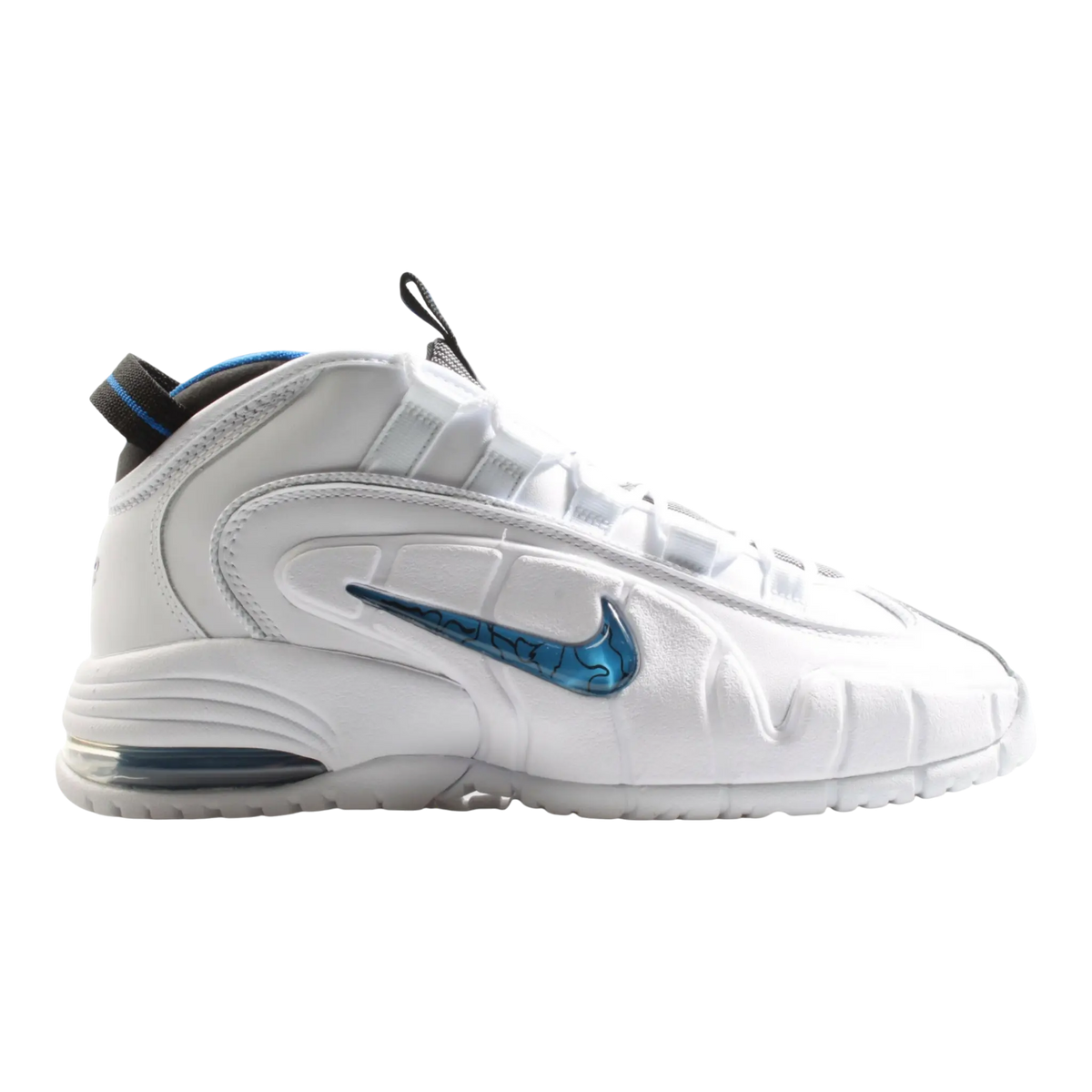 Nike Air Max Penny Men's Basketball Shoes — White/Varsity Royal-Black Leather