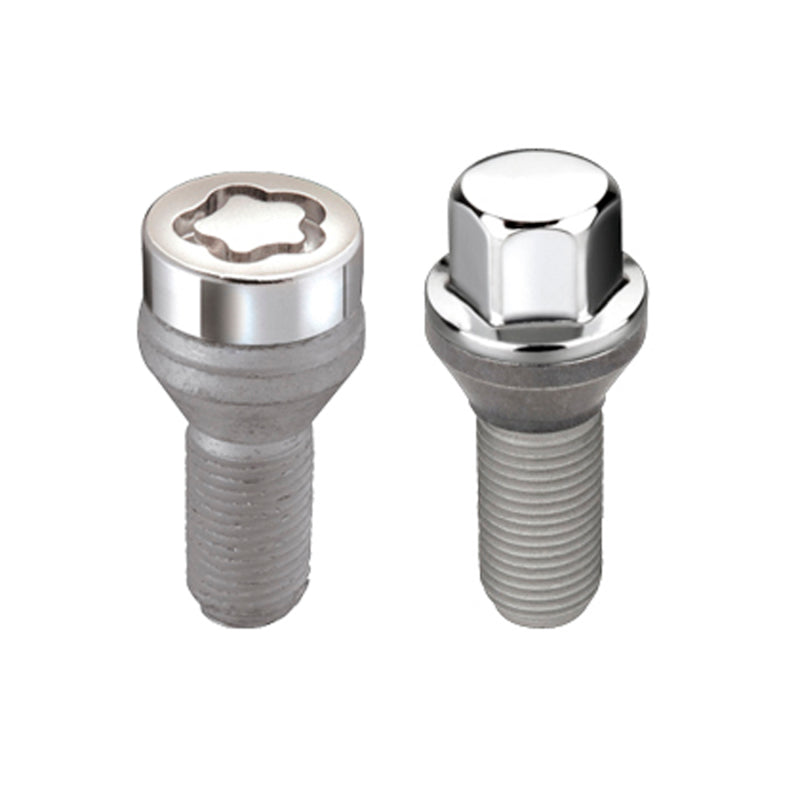McGard 5 Lug Hex Install Kit w/Locks (Cone Seat Bolt) M14X1.5 / 17mm Hex / 28.0mm Shank L. - Chrome - View 2