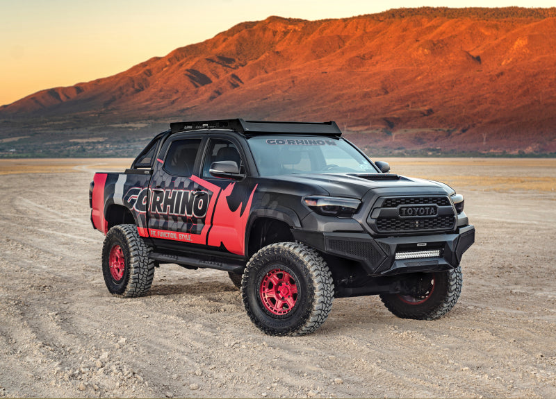 Go Rhino 16-21 Tacoma Element Front Bumper w/ Power Actuated Hide-away Light Bar Mount Tex Black - View 22