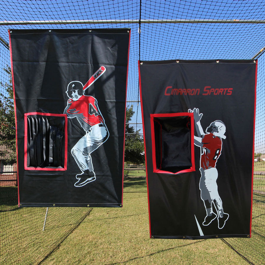 Cimarron 2-Sport Catcher Vinyl Backstop - Alternate View 1