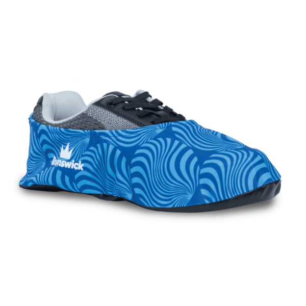 Brunswick Shield Dye Sub Blue Shoe Covers
