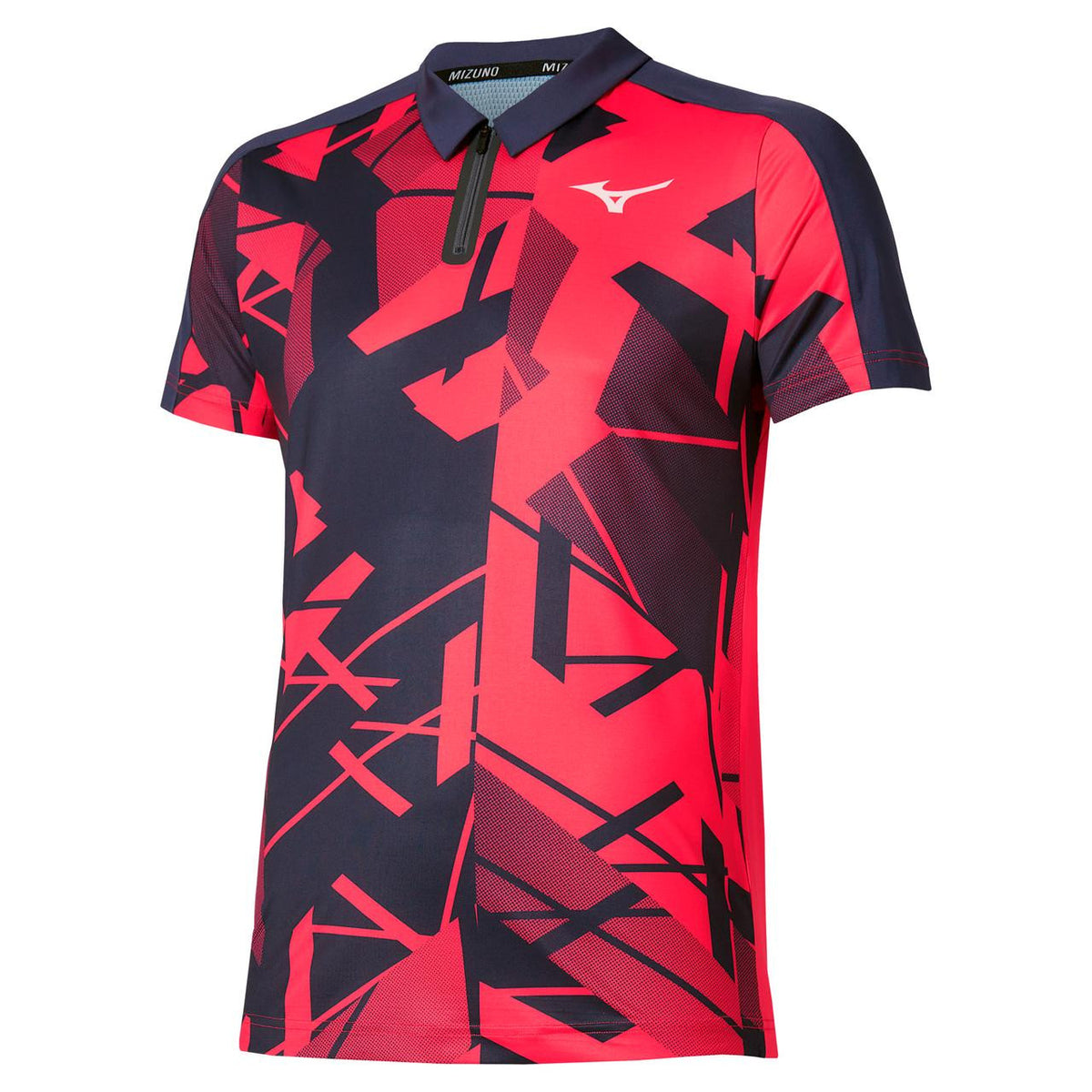 Mizuno Men's Shadow Tennis Polo in Vibrant Red - product image