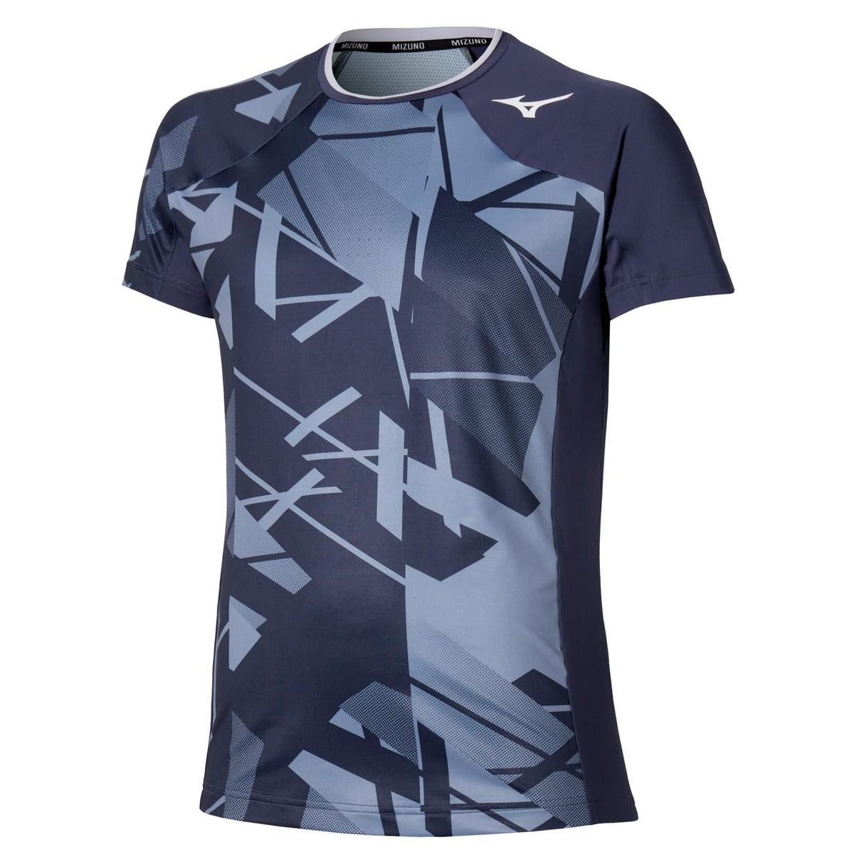 Mizuno Men's Shadow Graphic Tennis Tee in Odyssey Grey - product image