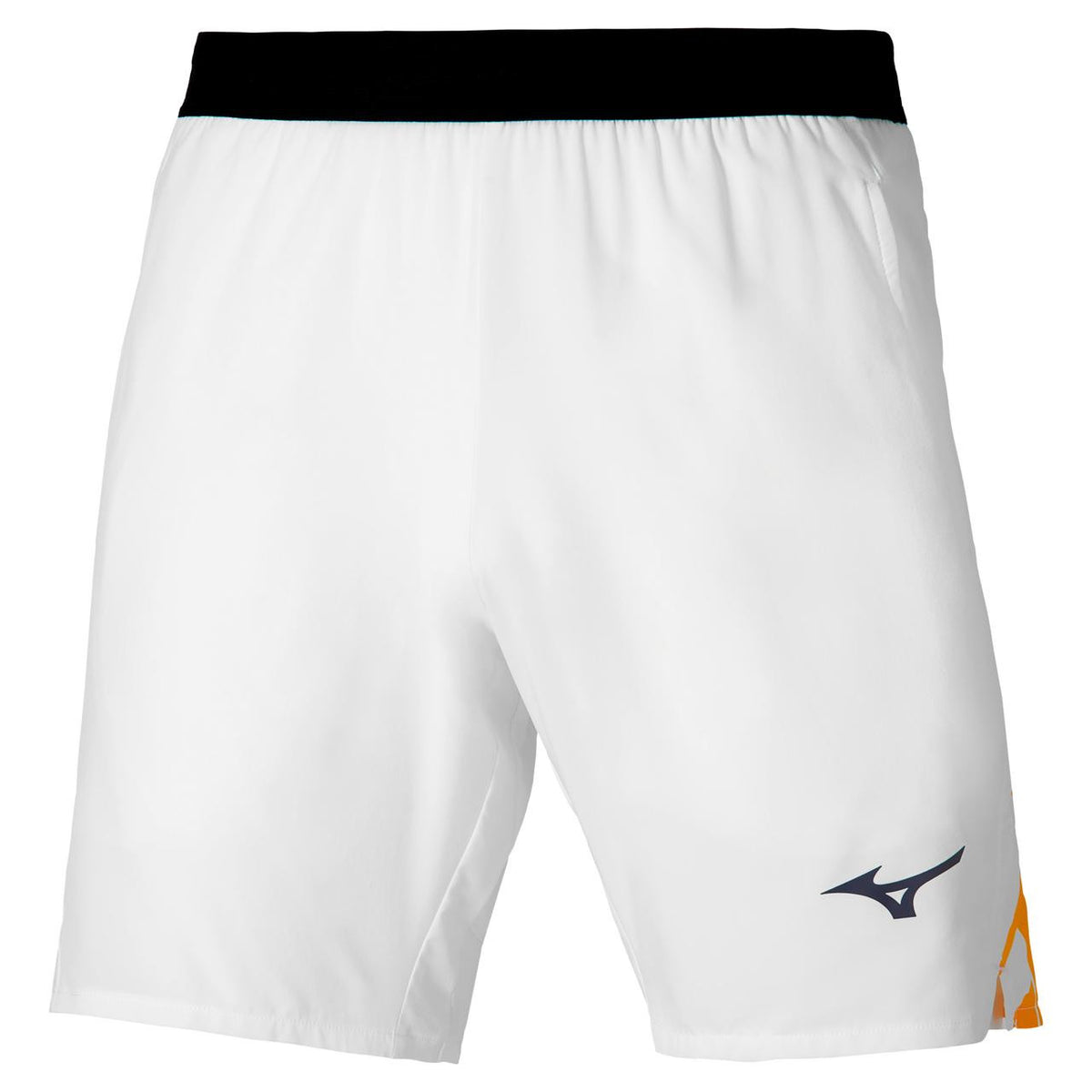 Mizuno Men's 8-Inch Amplify Tennis Short in White-Citrus - product image