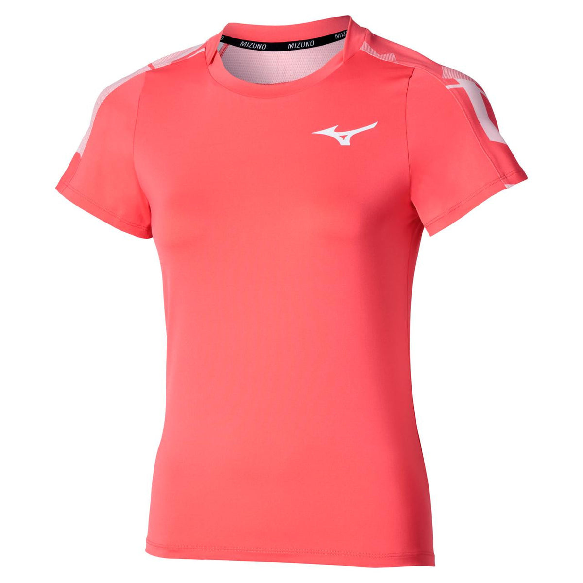 Mizuno Women's Printed Tennis Tee in Calypso Coral - product image