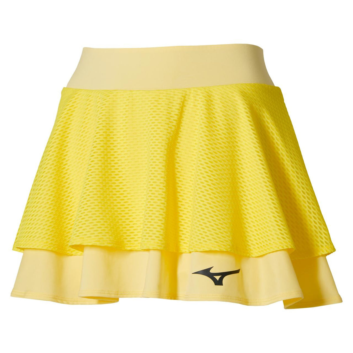 Mizuno Women's Printed Flying Tennis Skirt in Lemon Tonic - product image