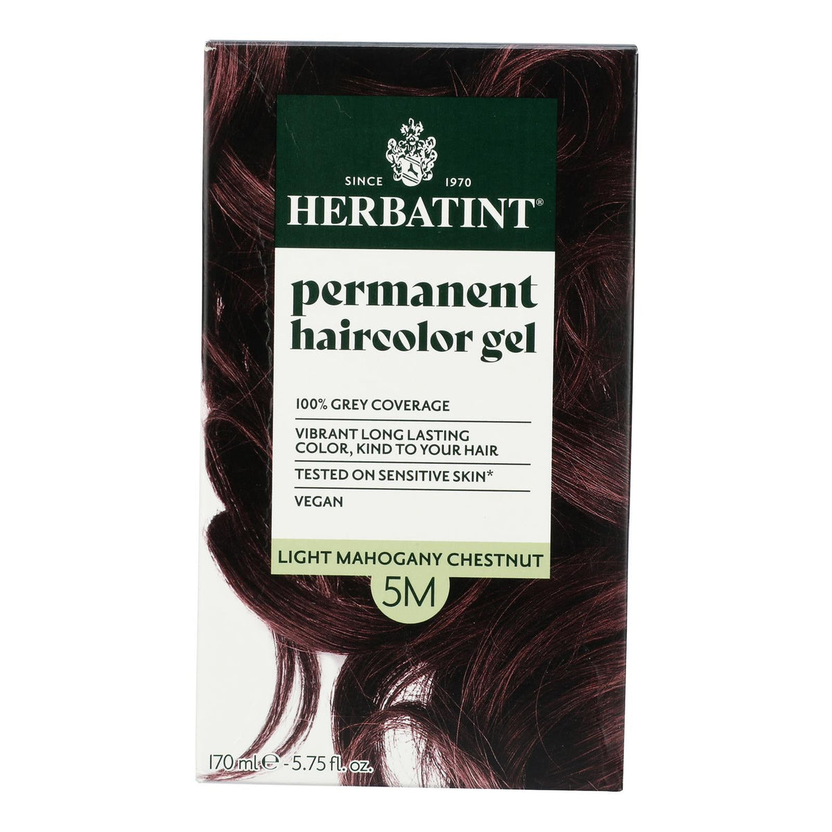 Herbatint 5M Light Mahogany Chestnut Hair Color, 5.75 fl oz