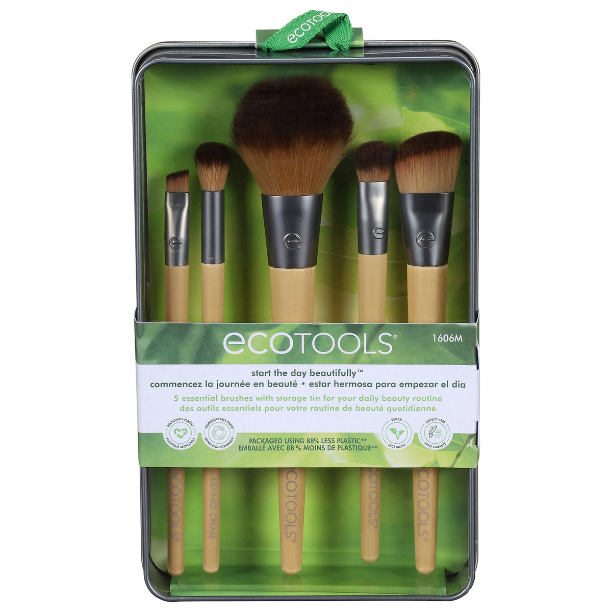 EcoTools Start the Day Beautifully Brush Set (Case of 2)