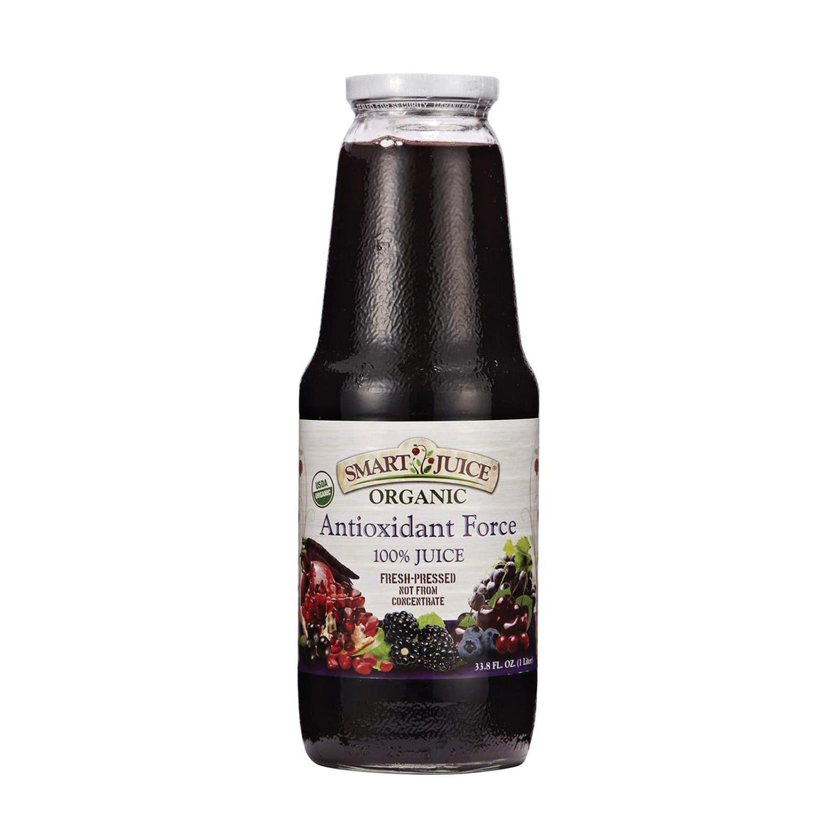 Smart Juice Organic Antioxidant Force Juice, 33.8 fl oz (Case of 6)