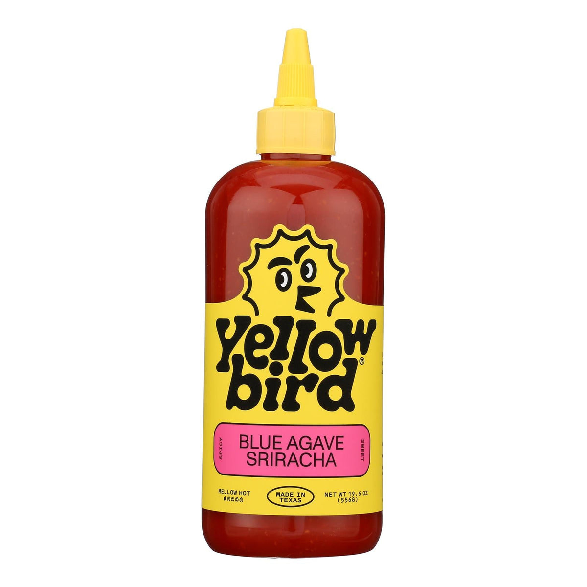Yellowbird Blue Agave Sriracha Sauce, 19.6 oz (Case of 6)