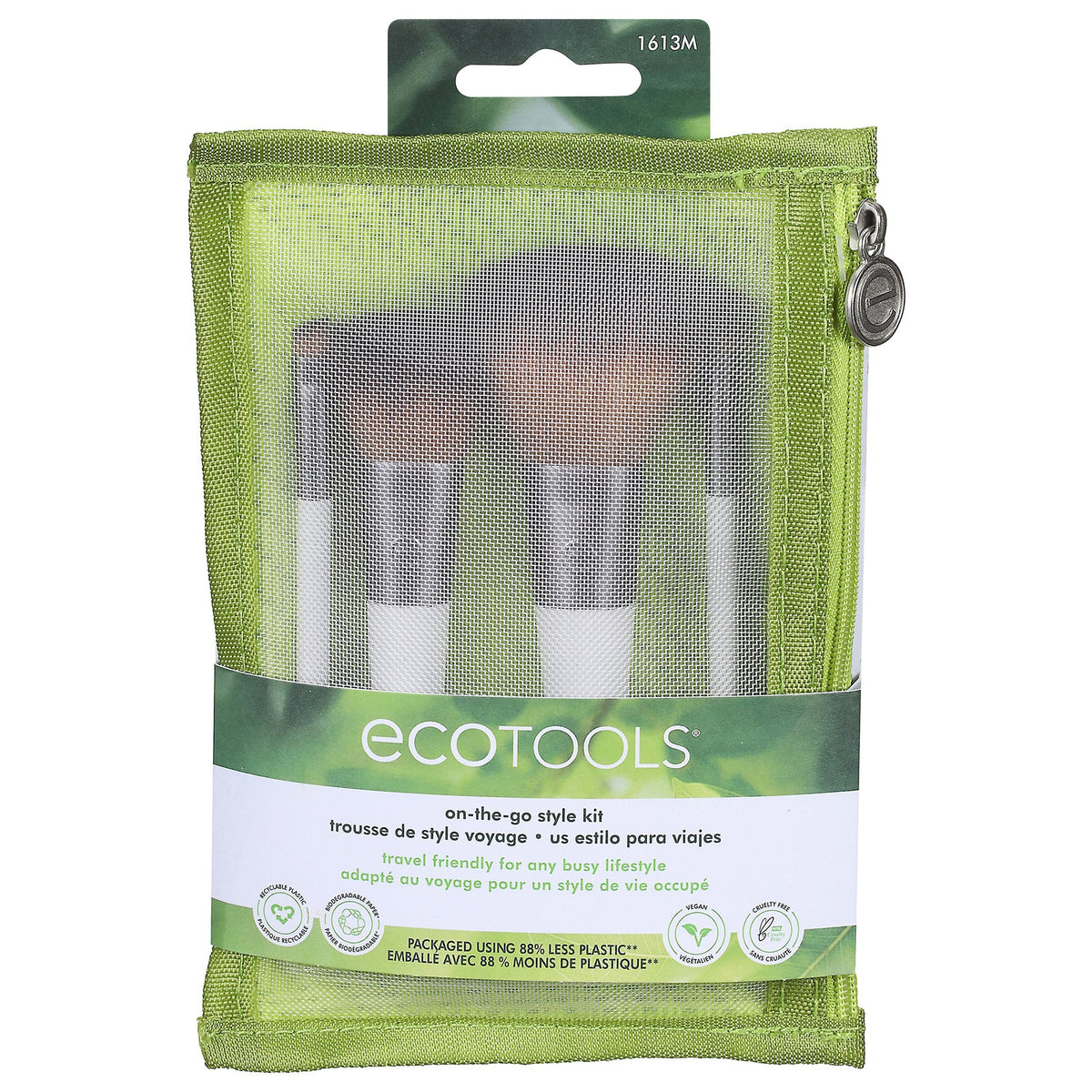 EcoTools On the Go Style Brush Set, 5 Piece (Case of 2)