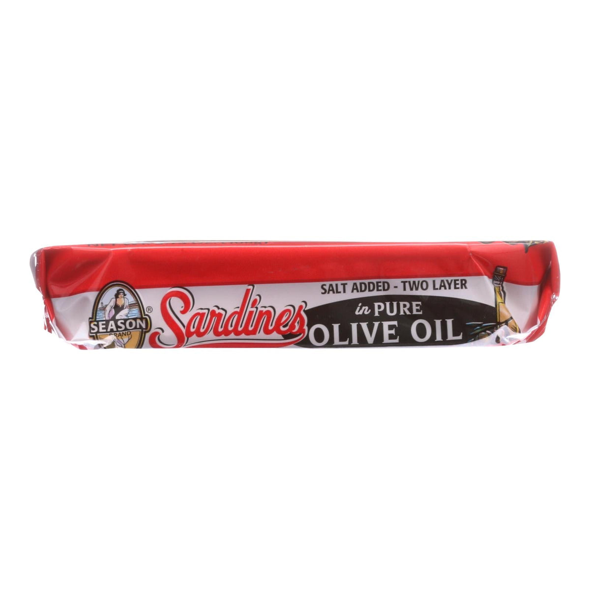 Season Lightly Smoked Brisling Sardines, 3.75 oz (Case of 12)