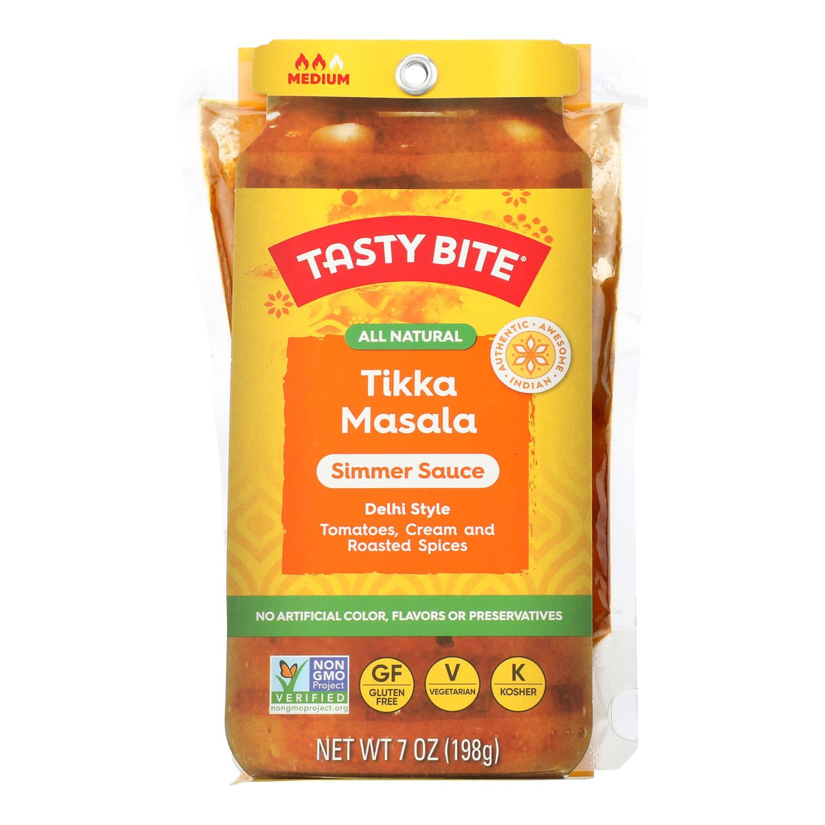 Tasty Bite Tikka Masala Simmer Sauce, 7 oz (Case of 10)