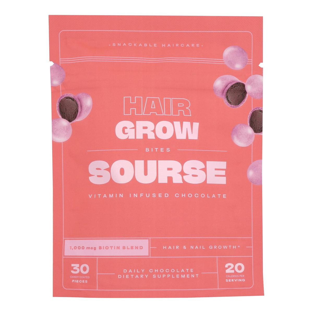 Sourse Hair Grow Bites, 30 ct (Case of 6)