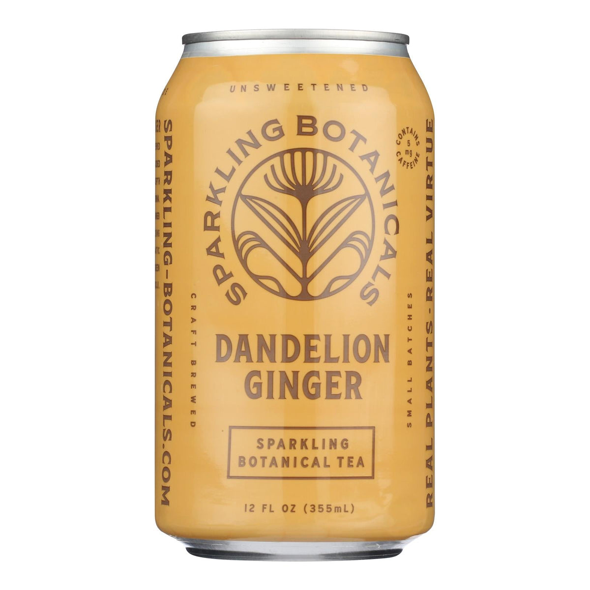 Rishi Dandelion Ginger Sparkling Tea, 12 fl oz (Case of 12)