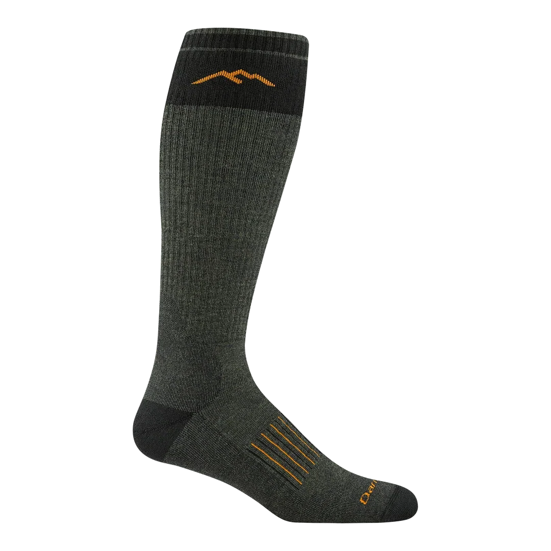 Darn Tough Over-the-Calf Heavyweight Full Cushion Hunting Mens Socks — Forest