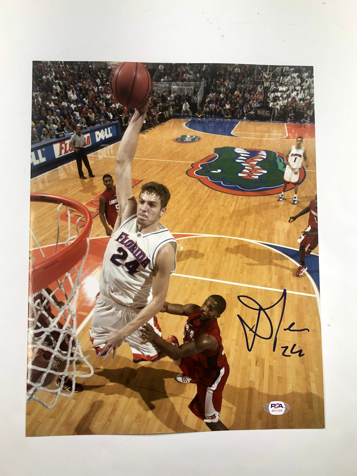 David Lee signed 11x14 photo PSA/DNA Florida Gators Autographed