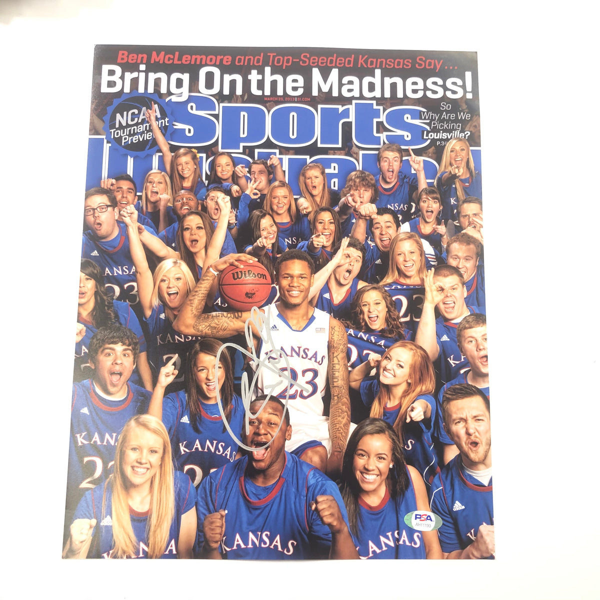 Ben McLemore signed 11x14 photo PSA/DNA Houston Rockets Autographed Kansas Jayhawks