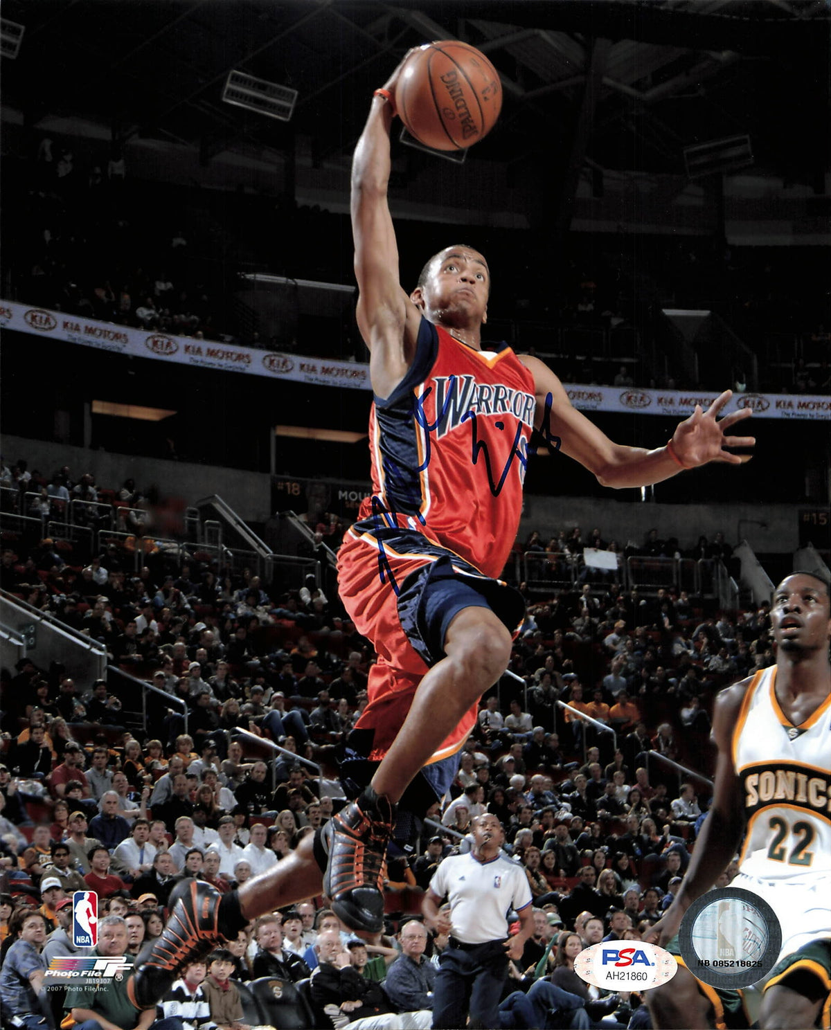 Monta Ellis signed 8x10 photo PSA/DNA Warriors Autographed