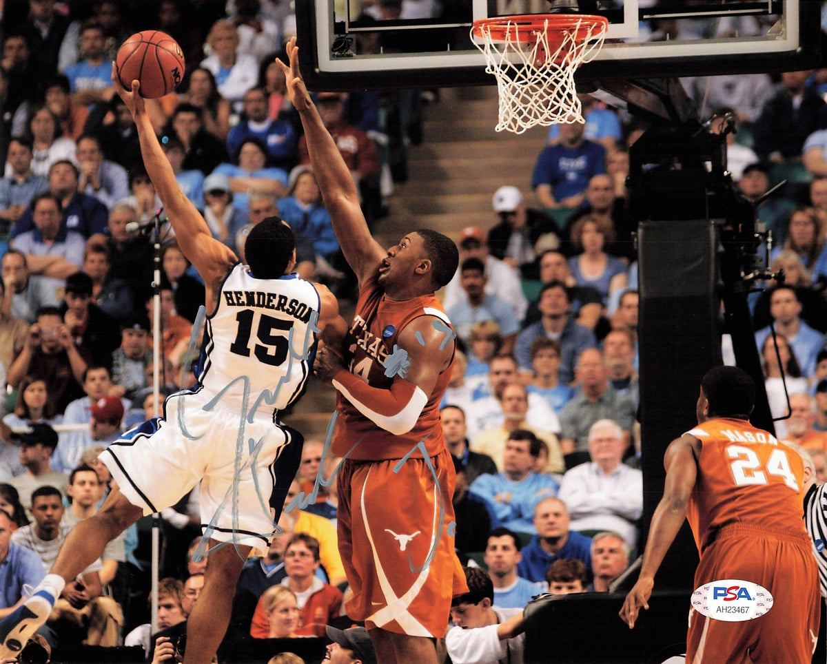 Gerald Henderson Jr. signed 8x10 Photo PSA/DNA Duke Autographed