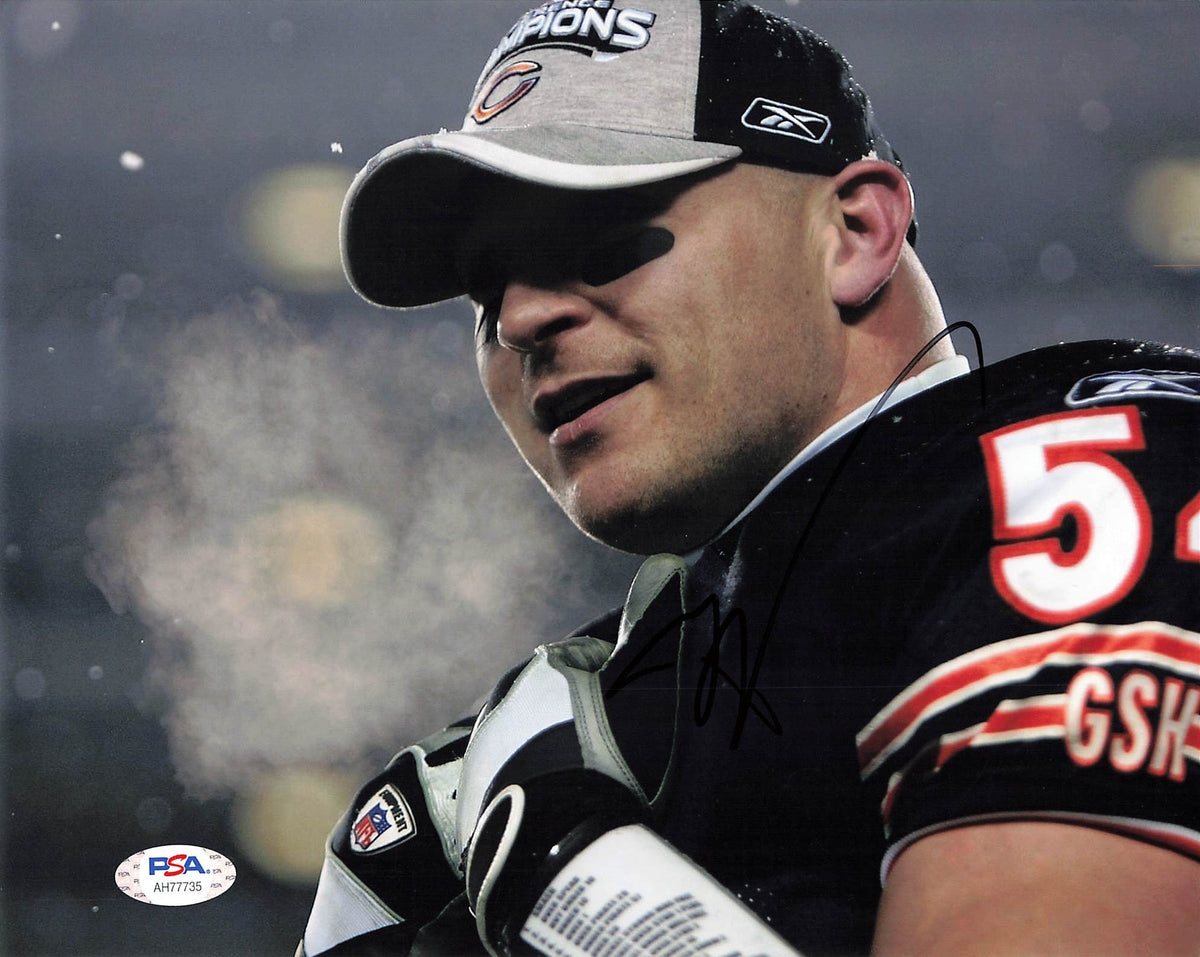 Brian Urlacher signed 8x10 photo PSA/DNA Chicago Bears Autographed