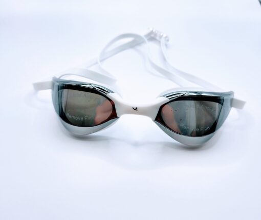 Movement Streamline Racing Goggles in White - Front View