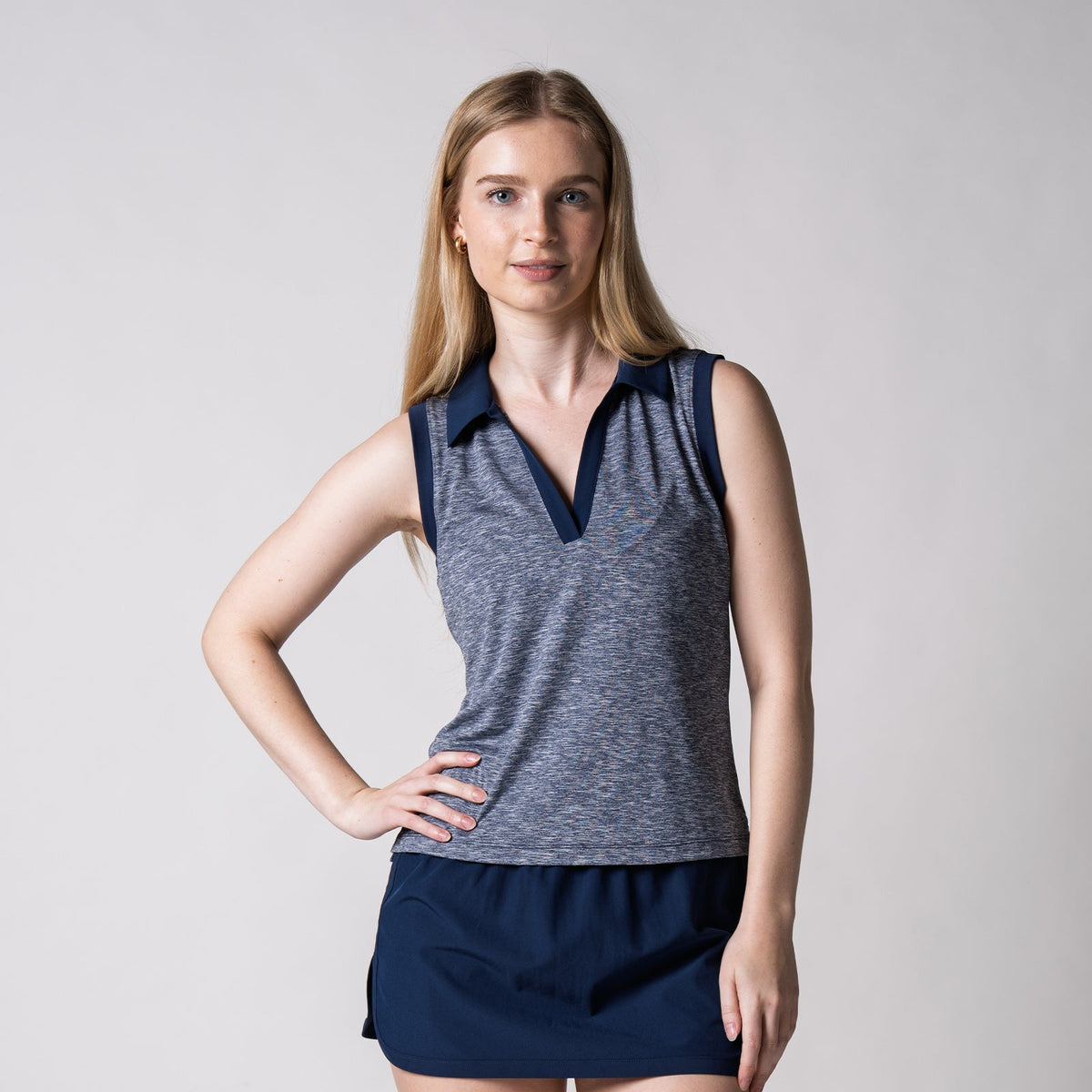 Women's Club Sleeveless Polo product image