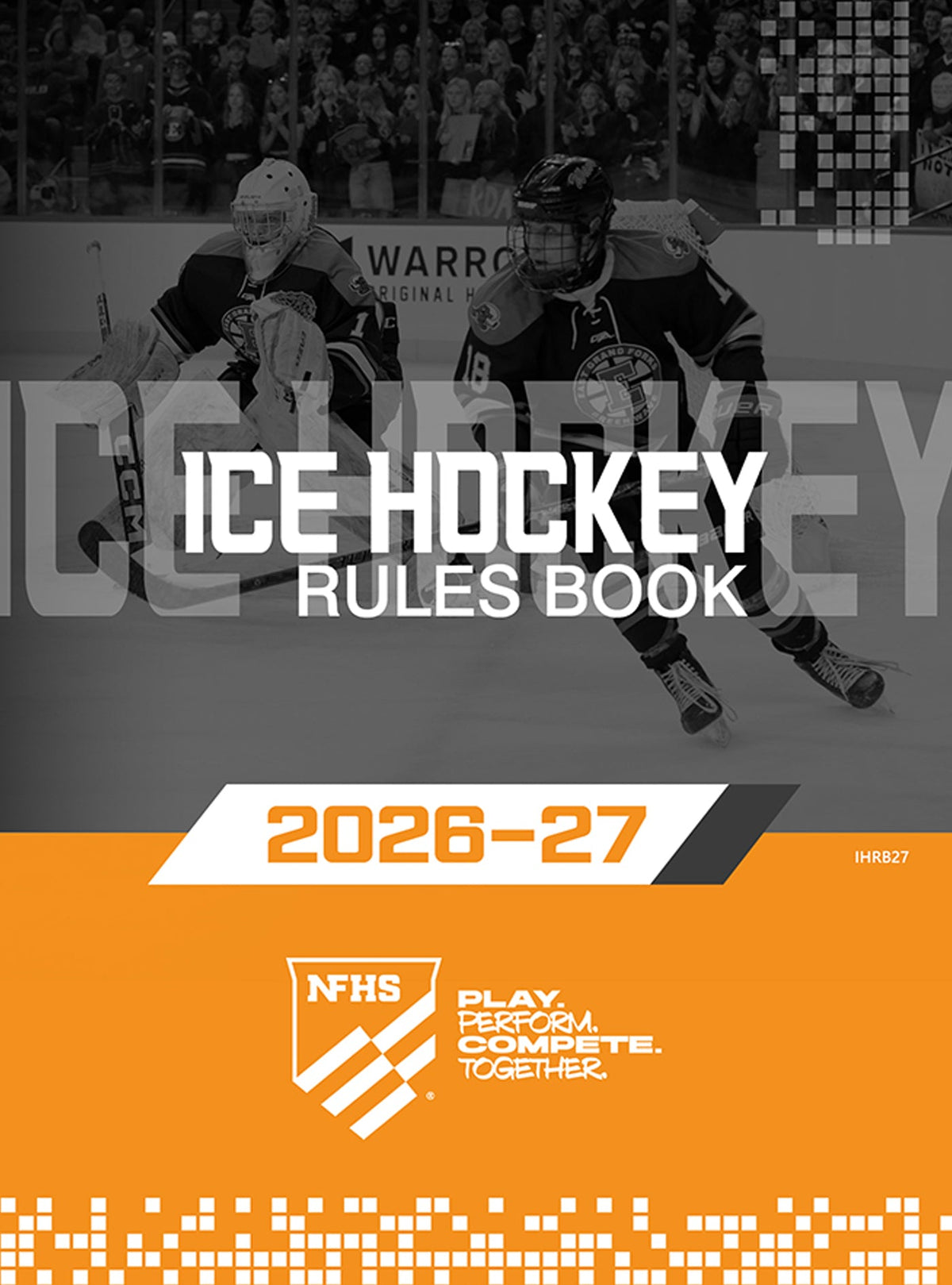 2026-27 NFHS Ice Hockey Rules Book - front cover