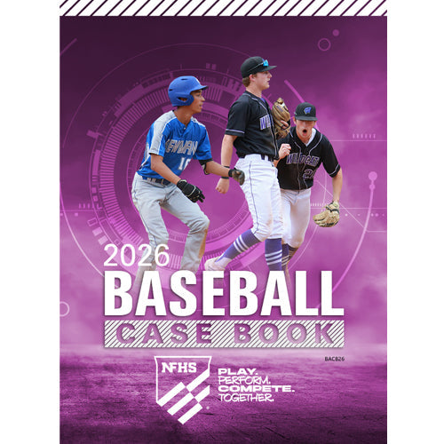 2026 NFHS Baseball Case Book - front cover