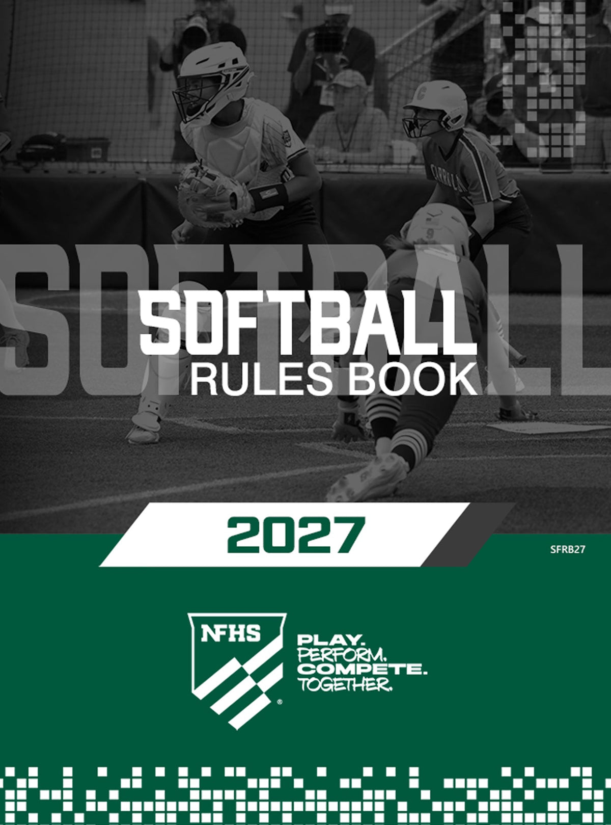 2027 NFHS Softball Rules Book - front cover