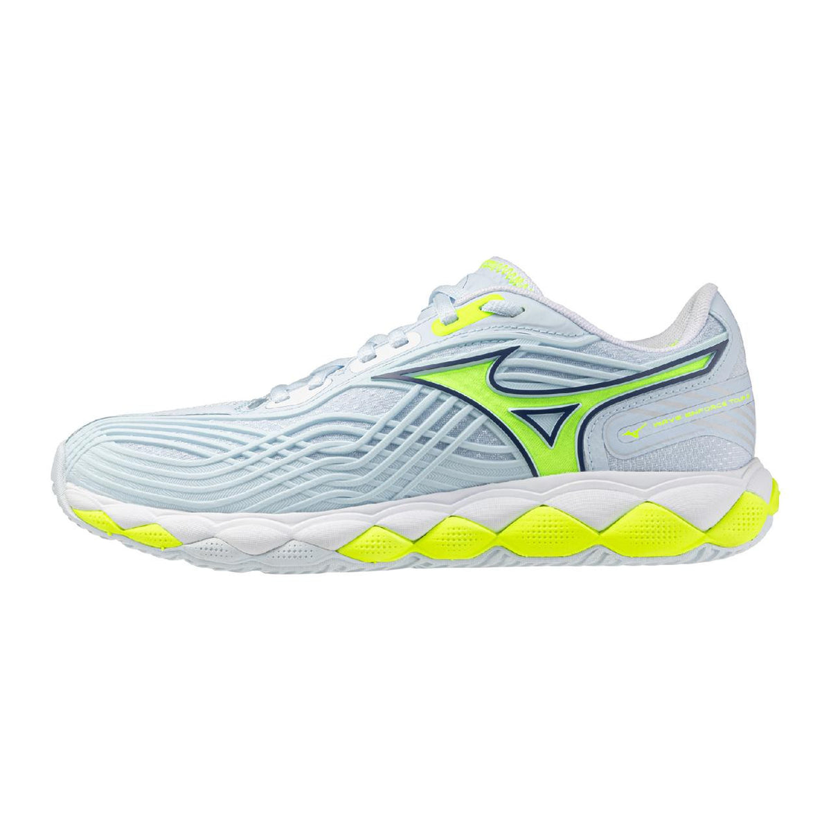 Mizuno Wave Enforce Tour 2 AC Women's Tennis Shoe in Ice Wtr-Lightng Yllw - product image